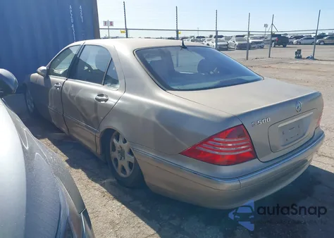 2002 Mercedes-Benz S 430 z USA, uszkodzony, nr VIN WDBNG70J12A264990